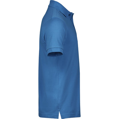 Ocean Blue - Side - Tee Jays Mens Luxury Stretch Polo Shirt