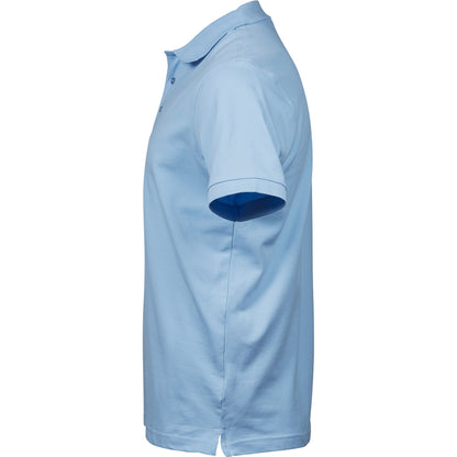 Light Blue - Lifestyle - Tee Jays Mens Luxury Stretch Polo Shirt