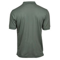 Leaf Green - Back - Tee Jays Mens Luxury Stretch Polo Shirt
