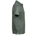 Leaf Green - Side - Tee Jays Mens Luxury Stretch Polo Shirt