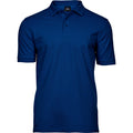 Indigo Blue - Front - Tee Jays Mens Luxury Stretch Polo Shirt