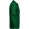 Forest Green - Side - Tee Jays Mens Luxury Stretch Polo Shirt
