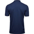 Denim - Back - Tee Jays Mens Luxury Stretch Polo Shirt