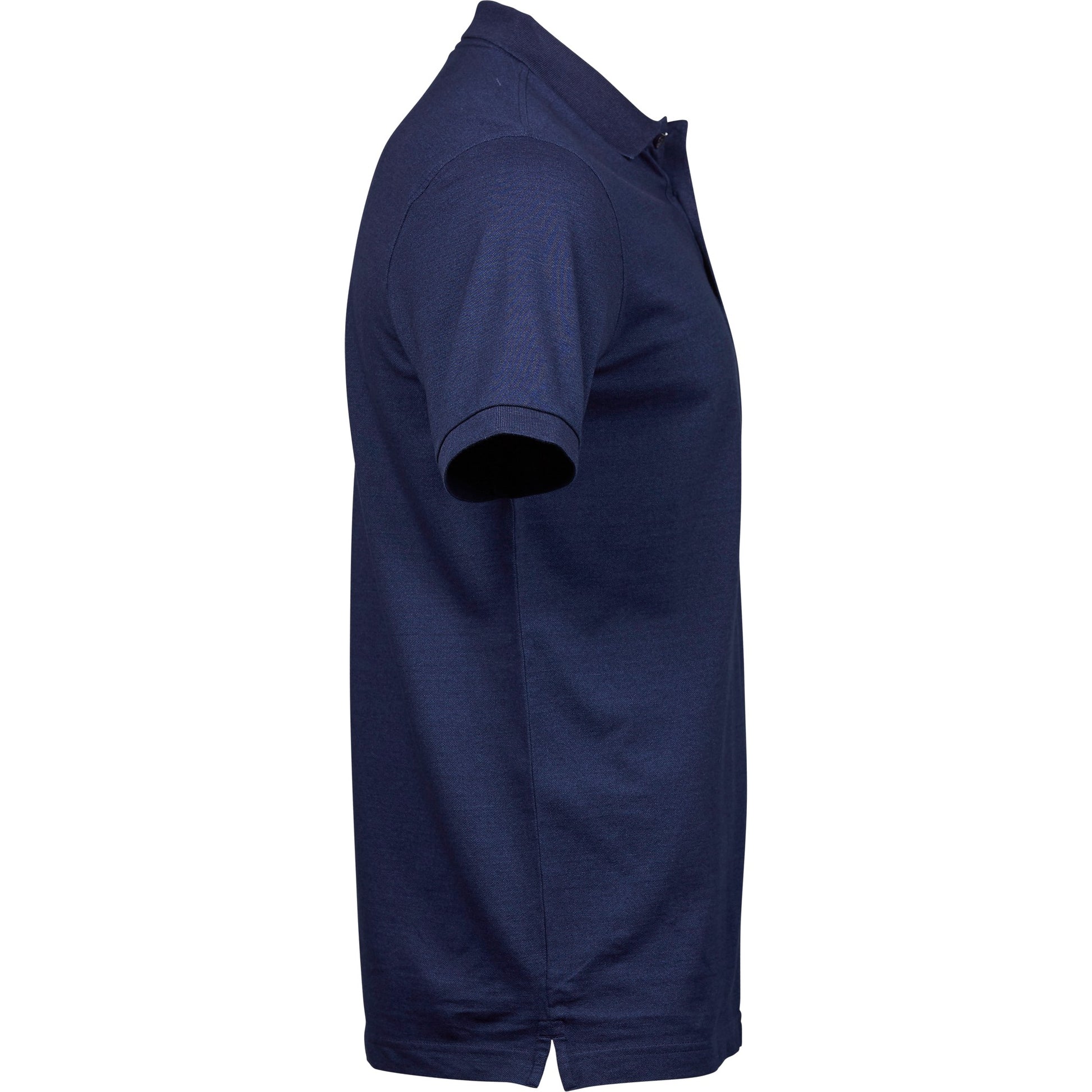 Denim - Side - Tee Jays Mens Luxury Stretch Polo Shirt