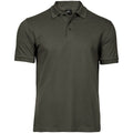 Deep Green - Front - Tee Jays Mens Luxury Stretch Polo Shirt