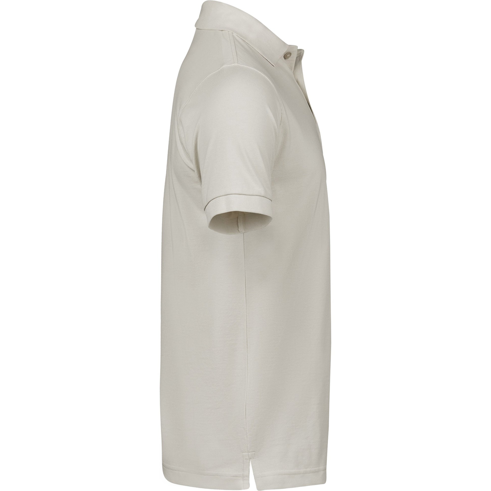 Cement - Side - Tee Jays Mens Luxury Stretch Polo Shirt