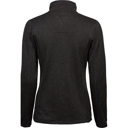 Black - Back - Tee Jays Womens-Ladies Fleece Outdoor Jacket