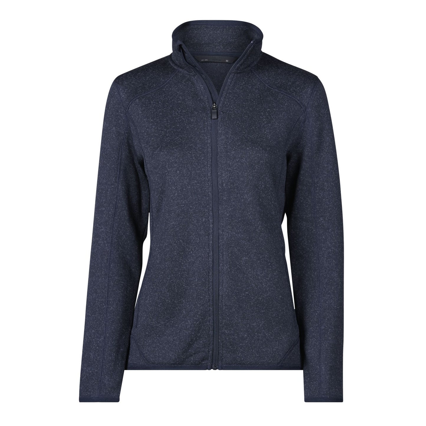 Navy Melange - Front - Tee Jays Womens-Ladies Fleece Outdoor Jacket