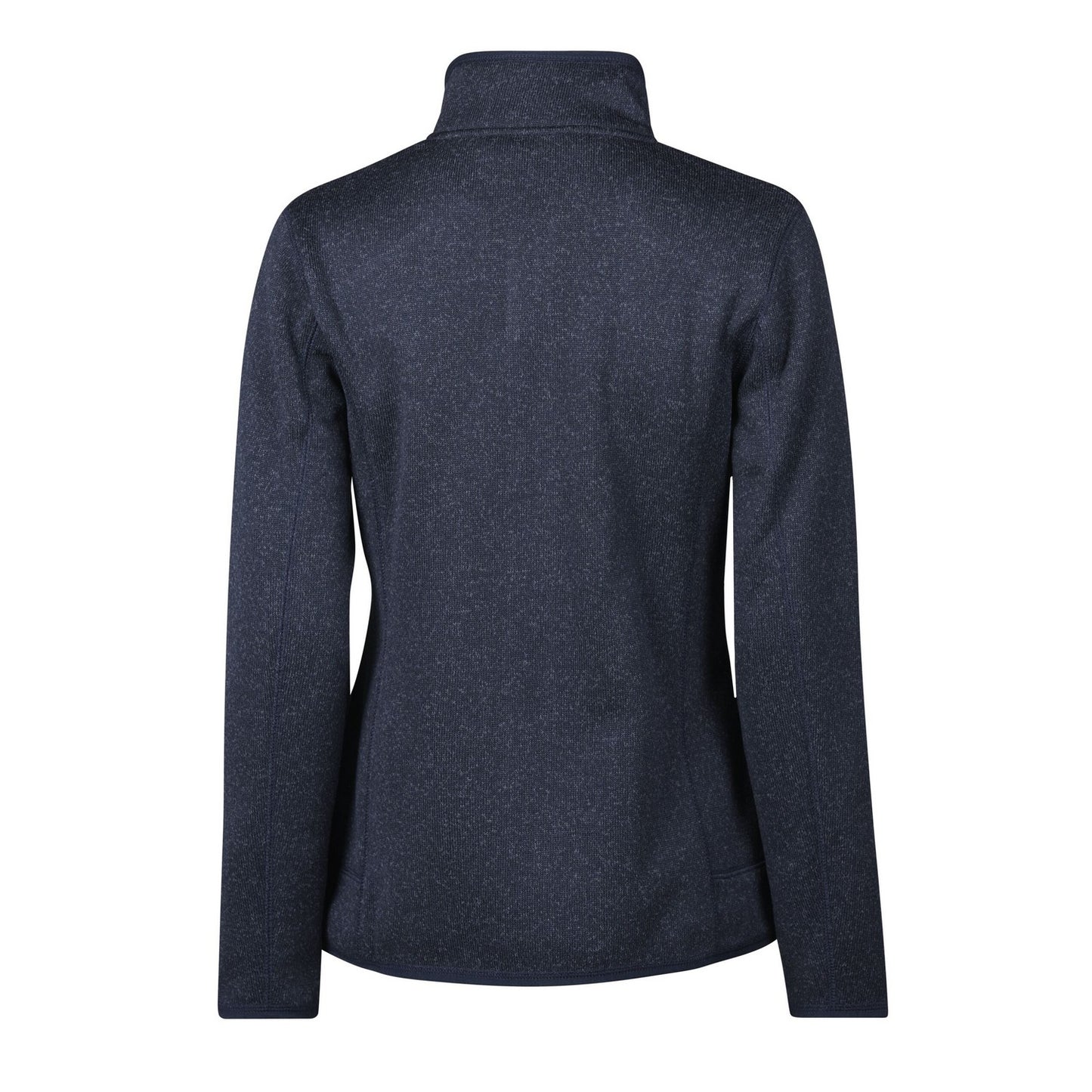 Navy Melange - Back - Tee Jays Womens-Ladies Fleece Outdoor Jacket