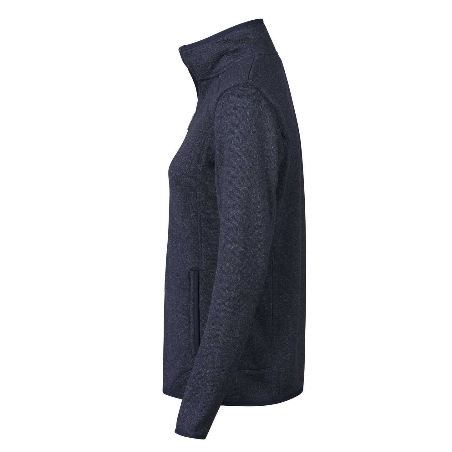 Navy Melange - Lifestyle - Tee Jays Womens-Ladies Fleece Outdoor Jacket