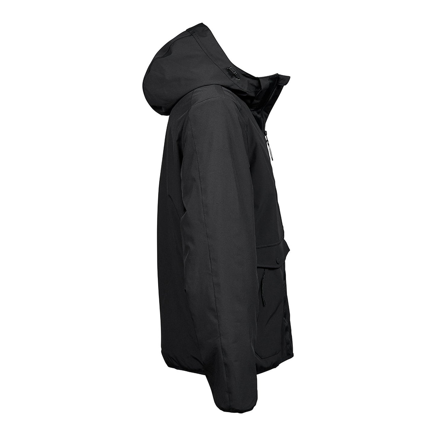 Black - Side - Tee Jays Mens Urban Adventure Jacket