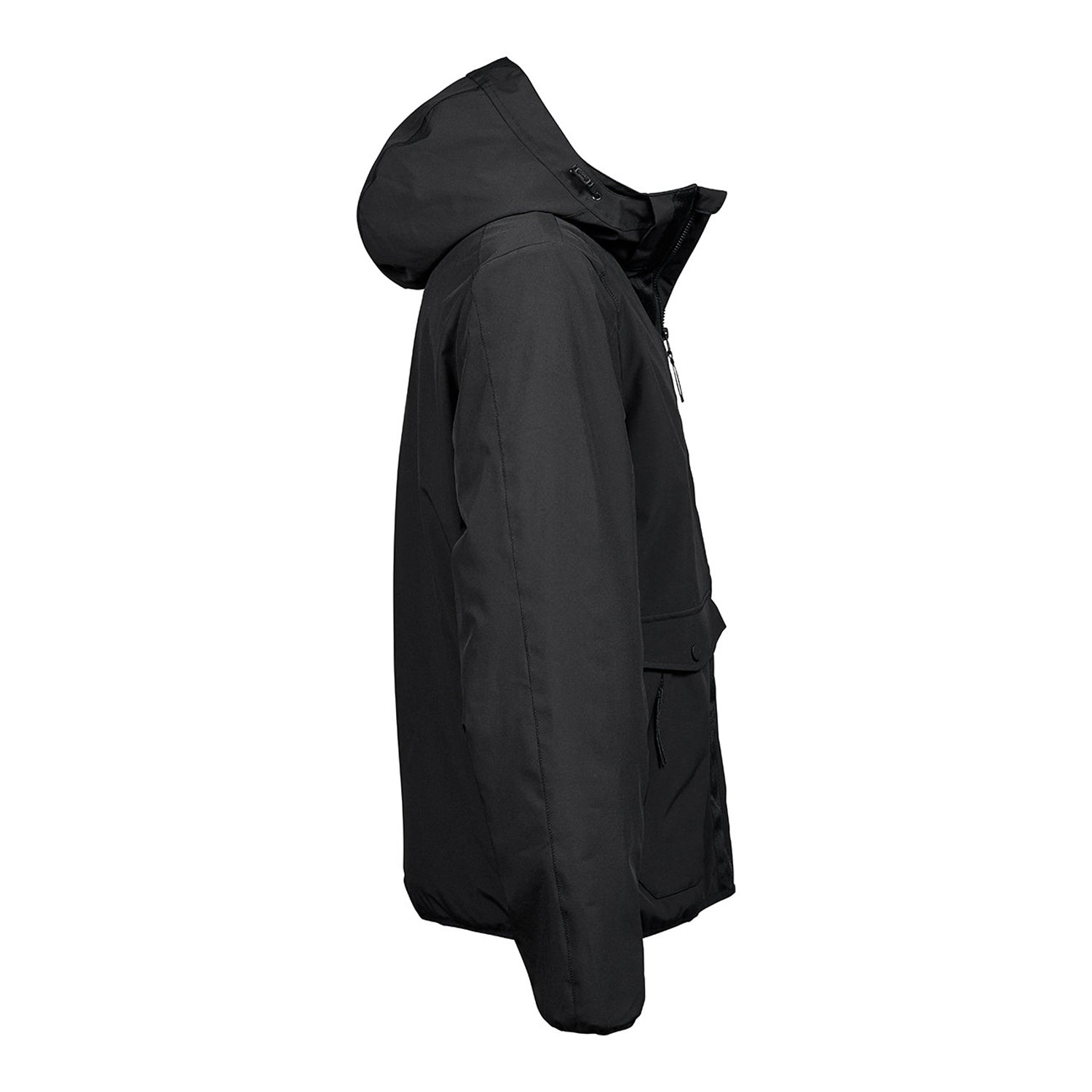 Black - Side - Tee Jays Mens Urban Adventure Jacket