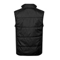 Black - Back - Tee Jays Mens Stretch Hybrid Gilet