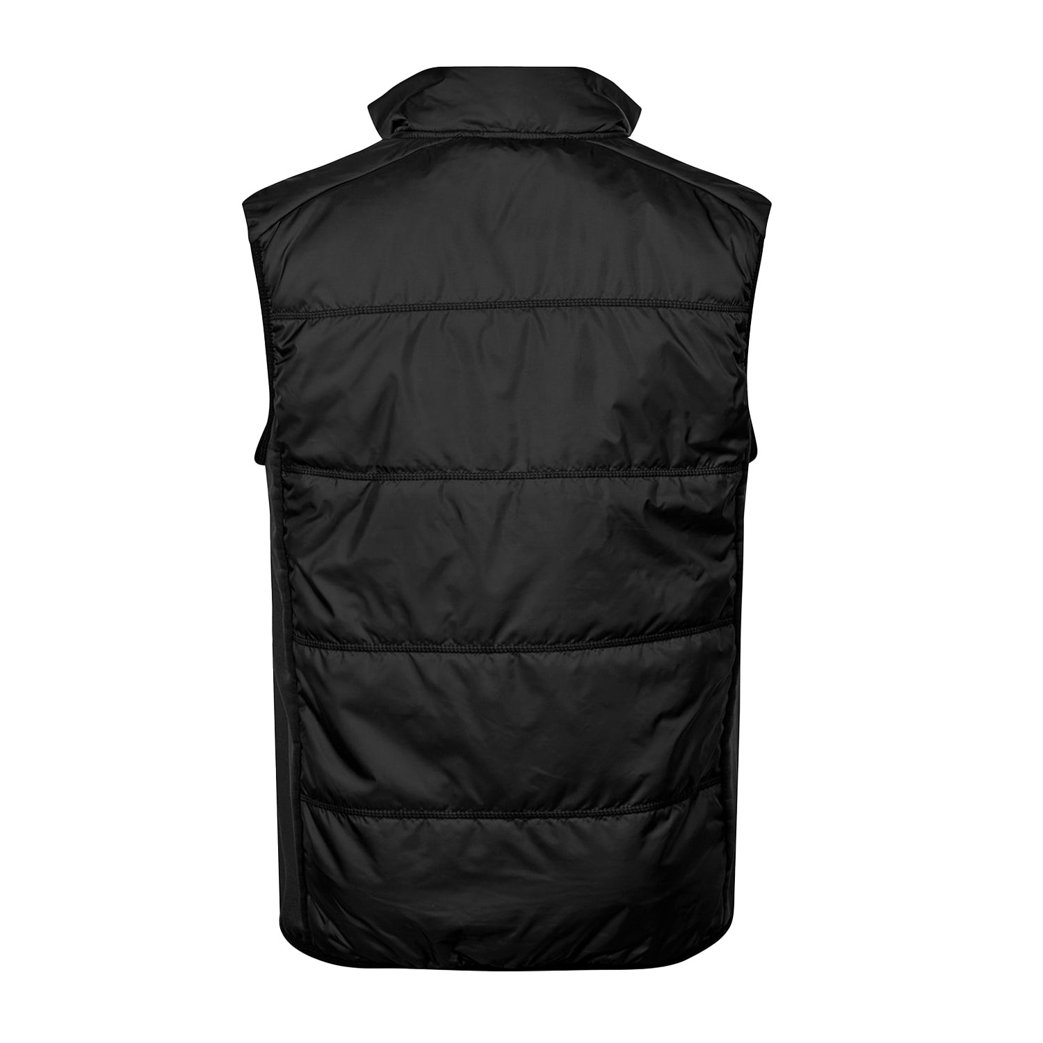 Black - Back - Tee Jays Mens Stretch Hybrid Gilet