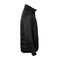 Black - Side - Tee Jays Mens Stretch Hybrid Jacket