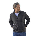Black - Lifestyle - Tee Jays Mens Stretch Hybrid Jacket