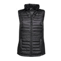 Black - Front - Tee Jays Womens-Ladies Crossover Gilet