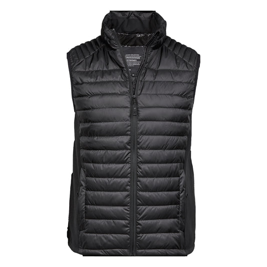 Black - Front - Tee Jays Mens Crossover Gilet