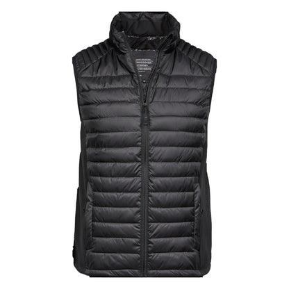 Black - Front - Tee Jays Mens Crossover Gilet