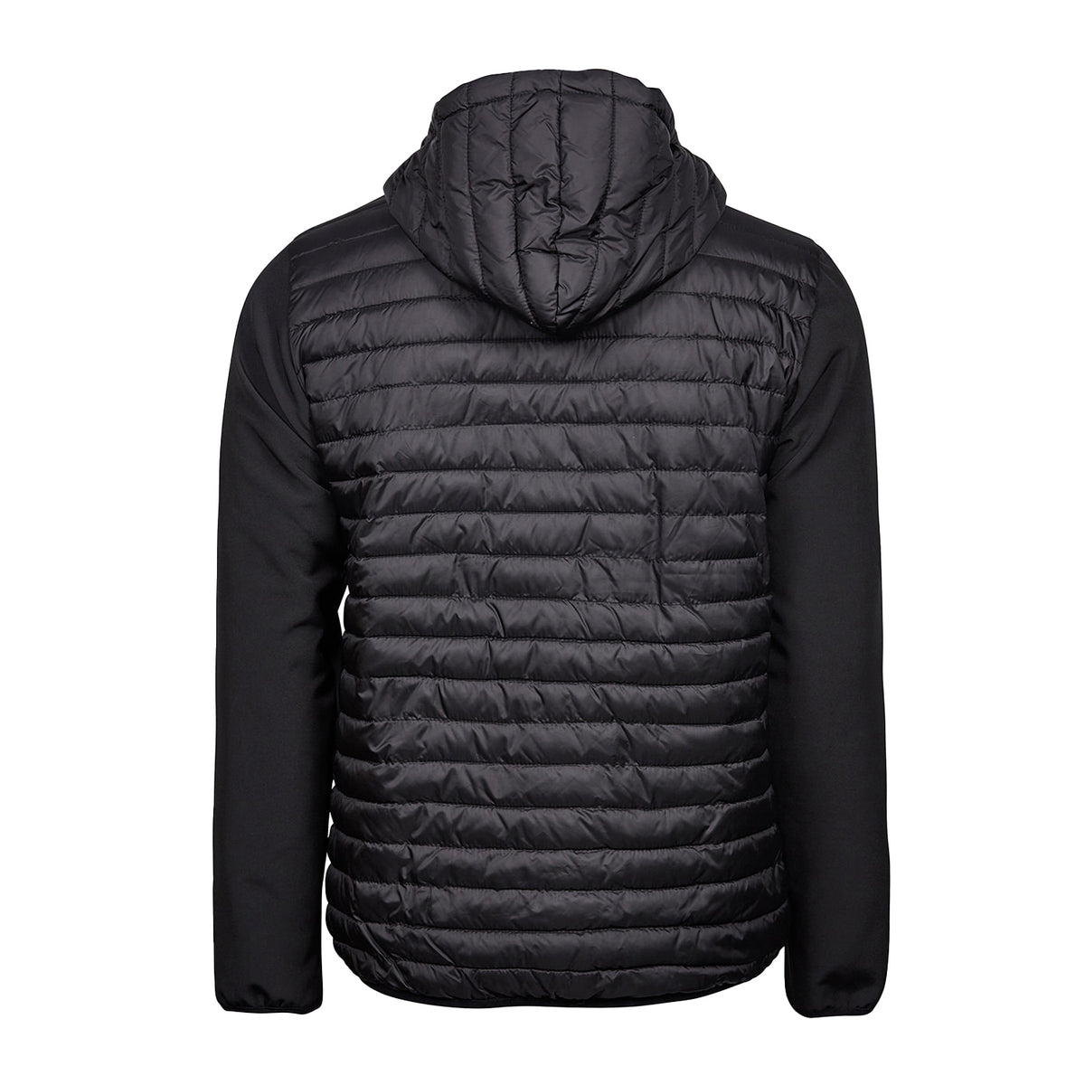 Black - Back - Tee Jays Mens Crossover Jacket