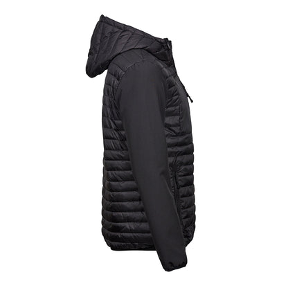 Black - Side - Tee Jays Mens Crossover Jacket