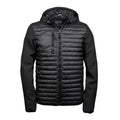 Black - Front - Tee Jays Mens Crossover Jacket