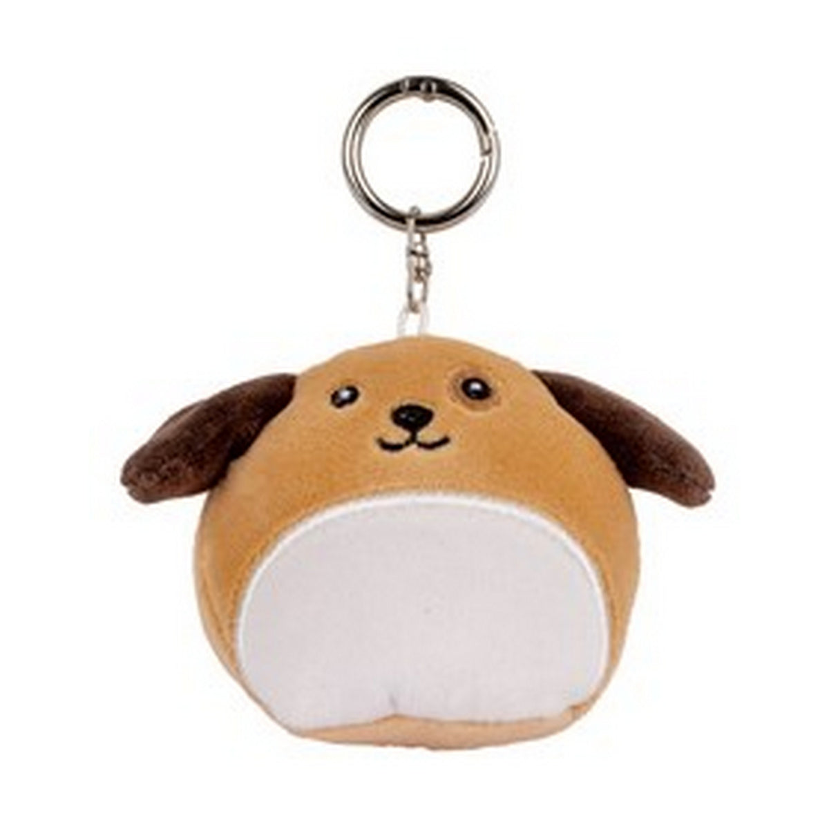 Light Brown - Front - Mumbles Dog Keyring