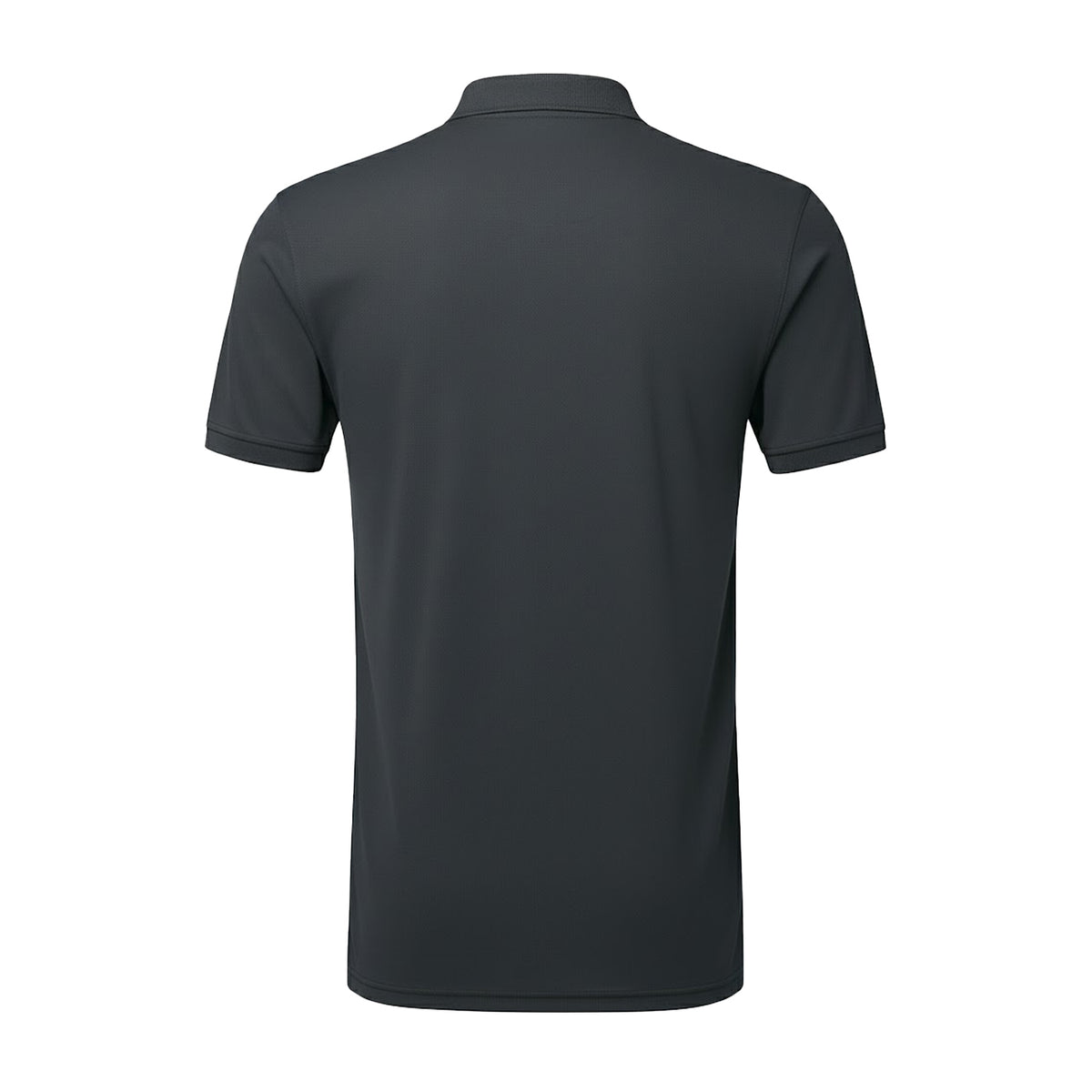 Charcoal - Back - TriDri Mens Ion-Charge Panelled Polo Shirt