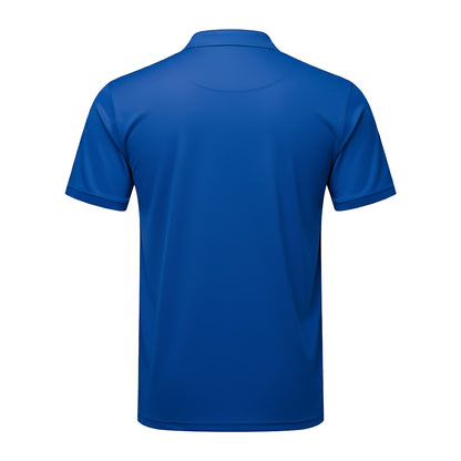 Royal Blue - Back - TriDri Mens Ion-Charge Panelled Polo Shirt