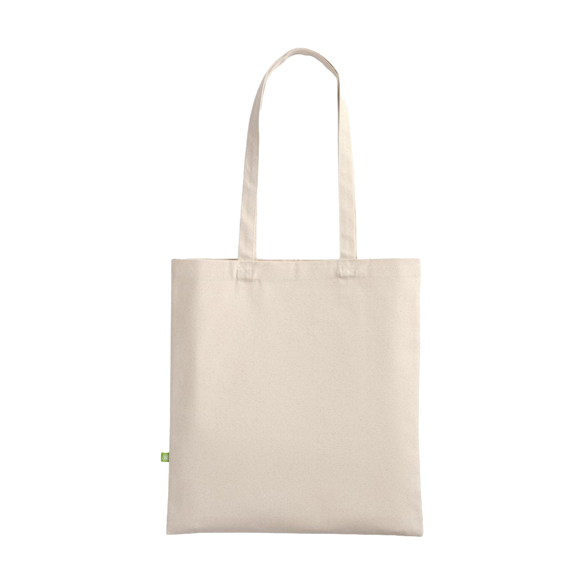 Natural - Back - Nutshell Natural Canvas Long Handle 10L Tote Bag