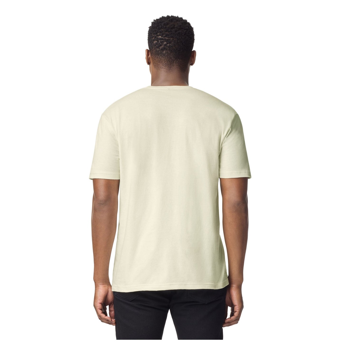Off White - Back - Gildan Unisex Adult Softstyle T-Shirt