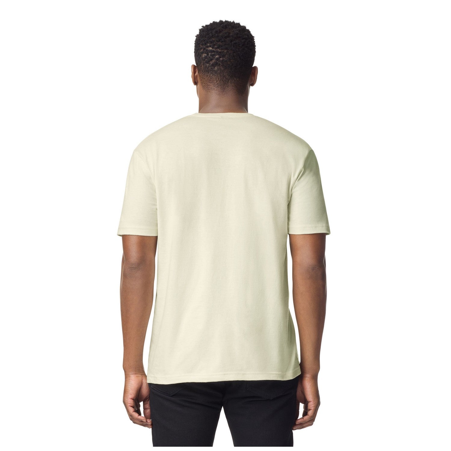 Off White - Back - Gildan Unisex Adult Softstyle T-Shirt