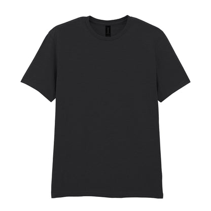 Black - Front - Gildan Unisex Adult Softstyle T-Shirt