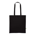 Black - Front - Nutshell Organic Cotton Long Handle 10L Shopper