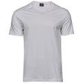 White - Front - Tee Jays Mens Fashion Sof V Neck T-Shirt