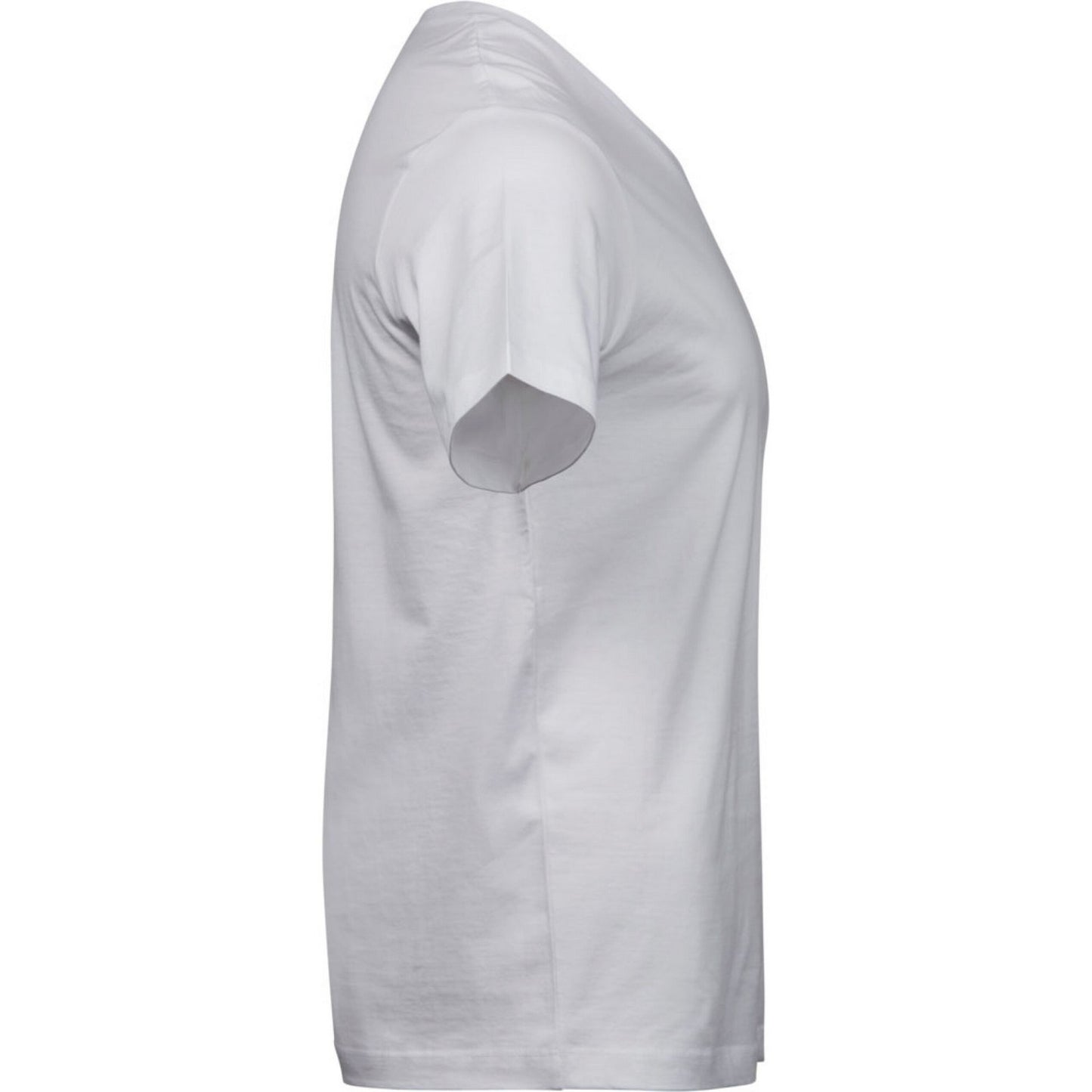 White - Side - Tee Jays Mens Fashion Sof V Neck T-Shirt