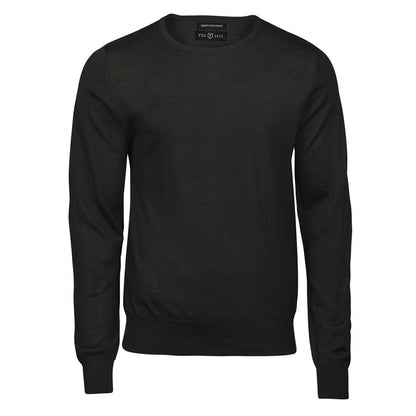 Pine - Front - Tee Jays Mens Plain Crew Neck Sweatshirt
