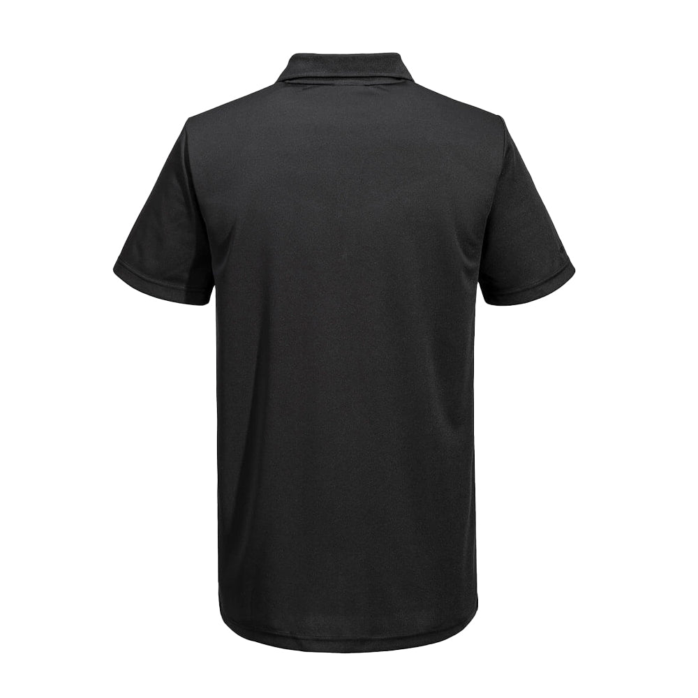 All Black - Back - Portwest Mens DX4 Polo Shirt