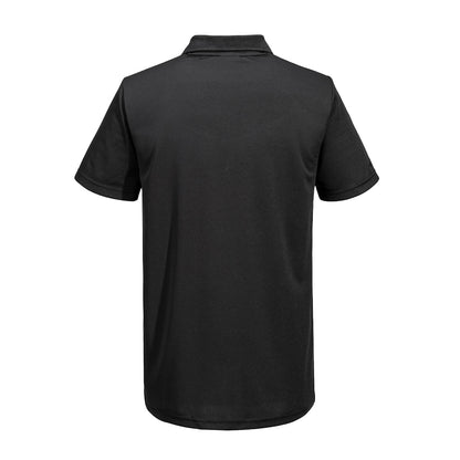 All Black - Back - Portwest Mens DX4 Polo Shirt