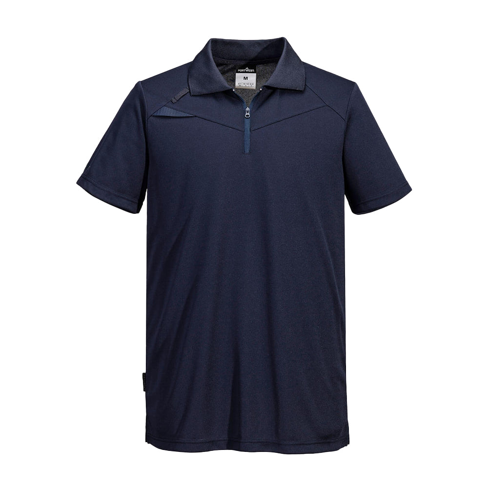 All Navy - Front - Portwest Mens DX4 Polo Shirt