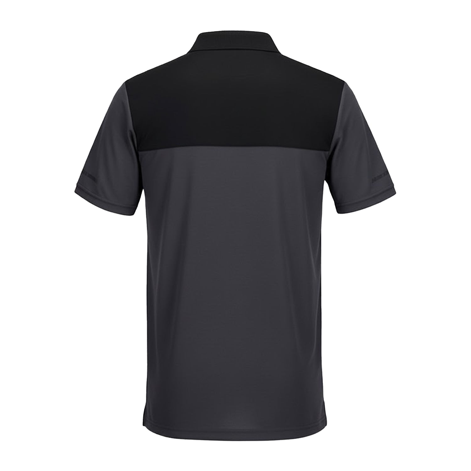 Grey - Back - Portwest Mens EV4 Plain Polo Shirt