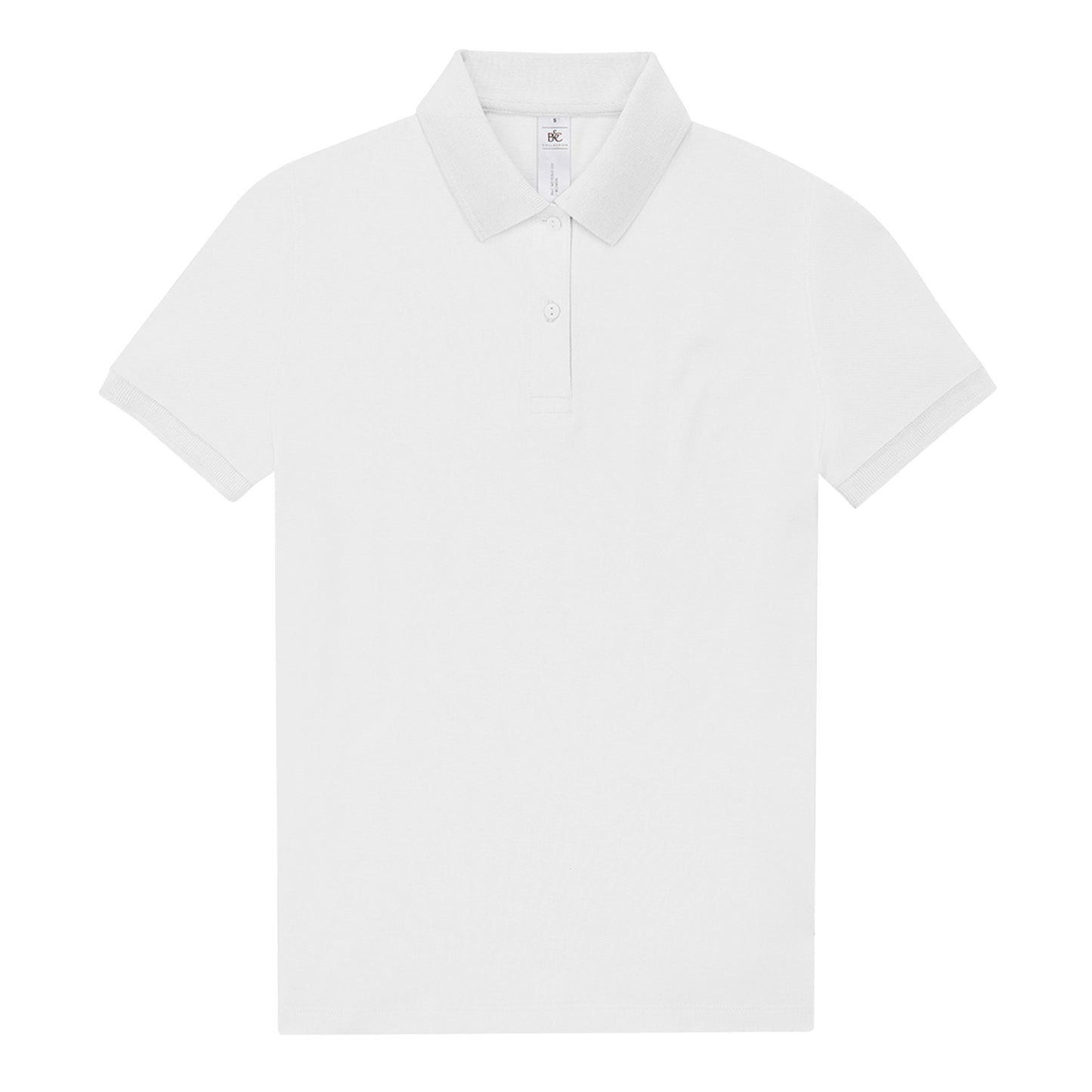 White - Front - B&C Womens-Ladies My 210 Polo Shirt