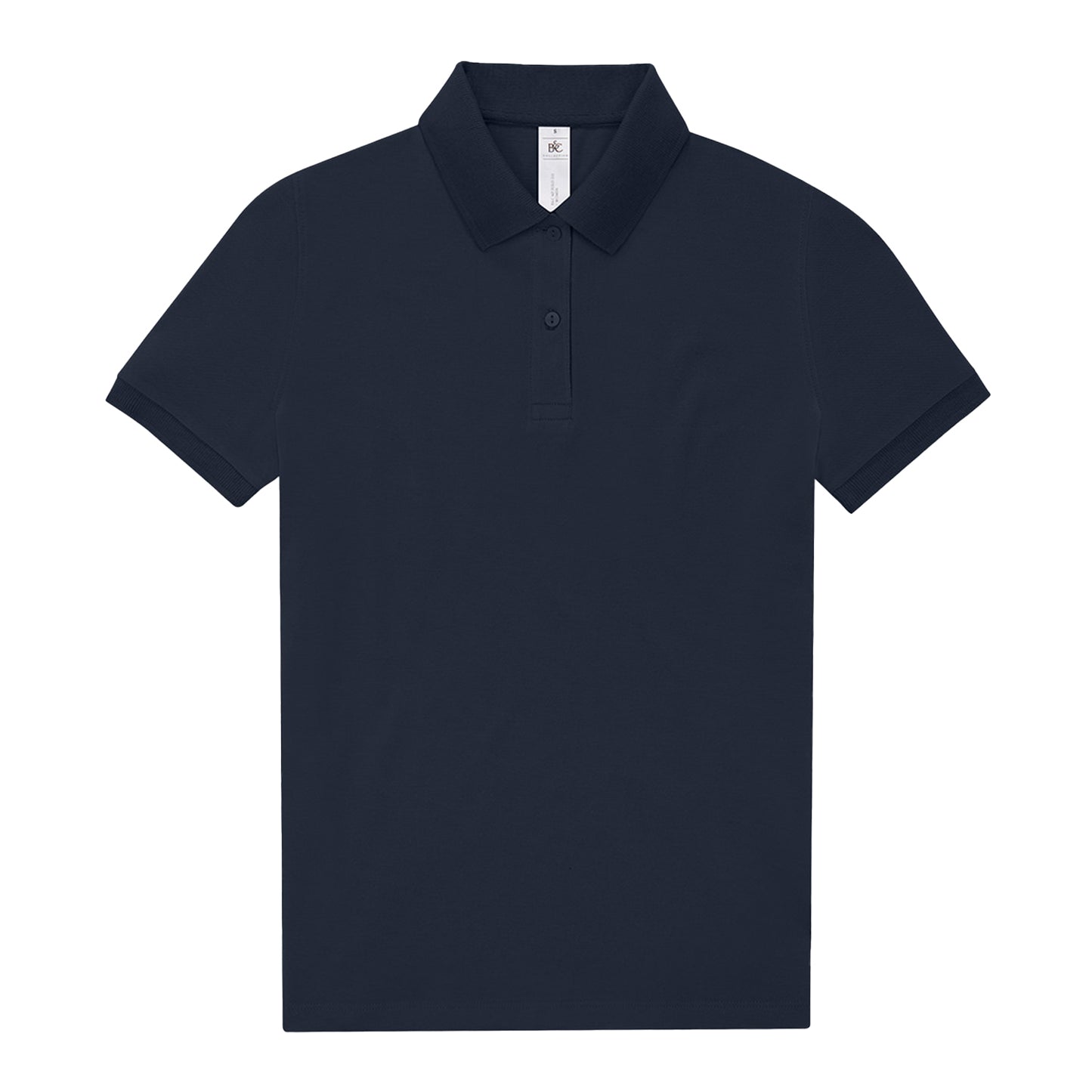 Navy - Front - B&C Womens-Ladies My 210 Polo Shirt