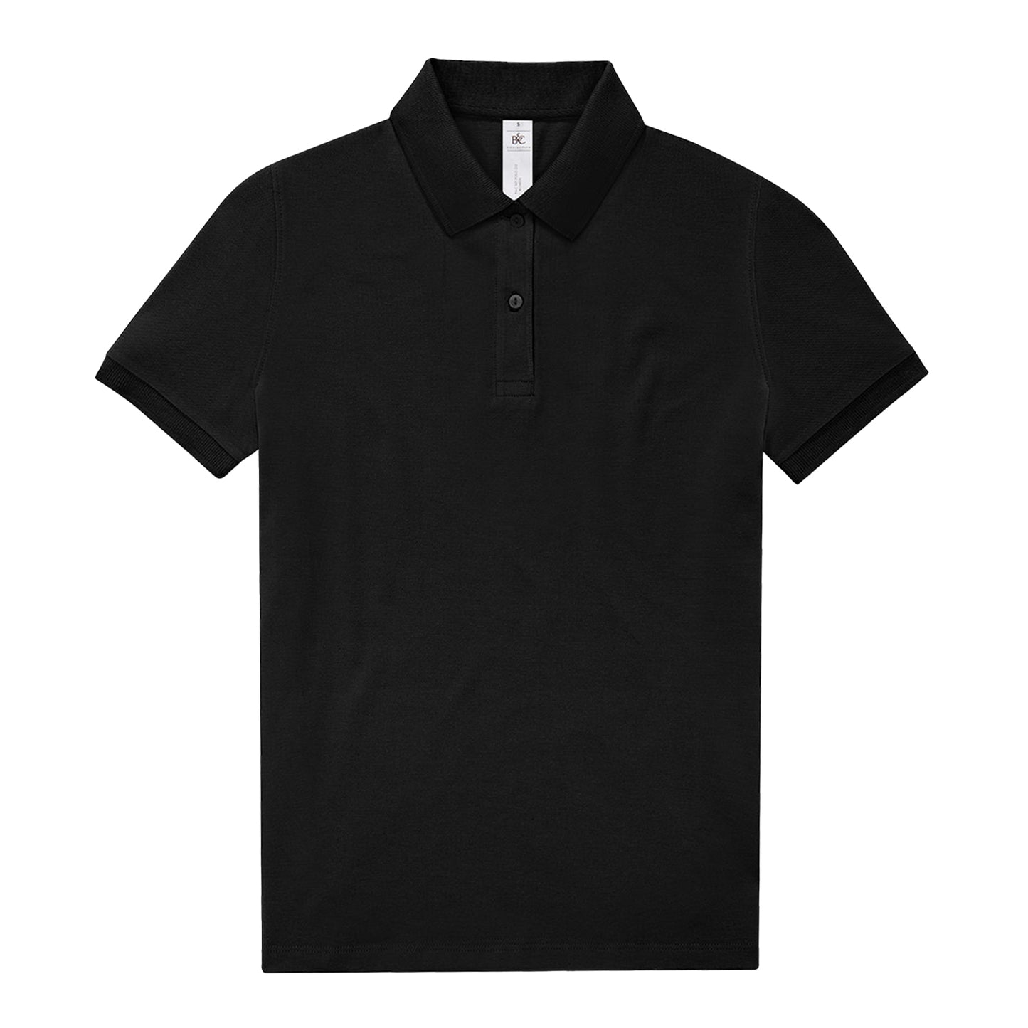 Black - Front - B&C Womens-Ladies My 210 Polo Shirt