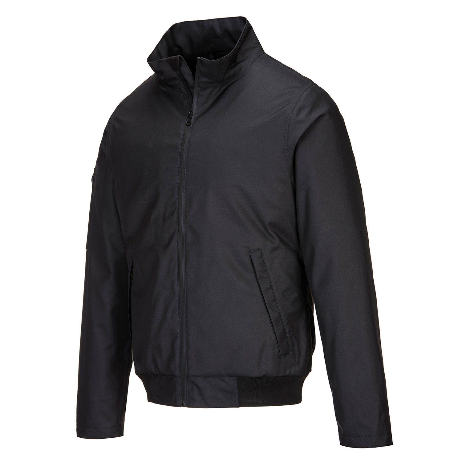 Black - Side - Portwest Mens KX3 Bomber Jacket