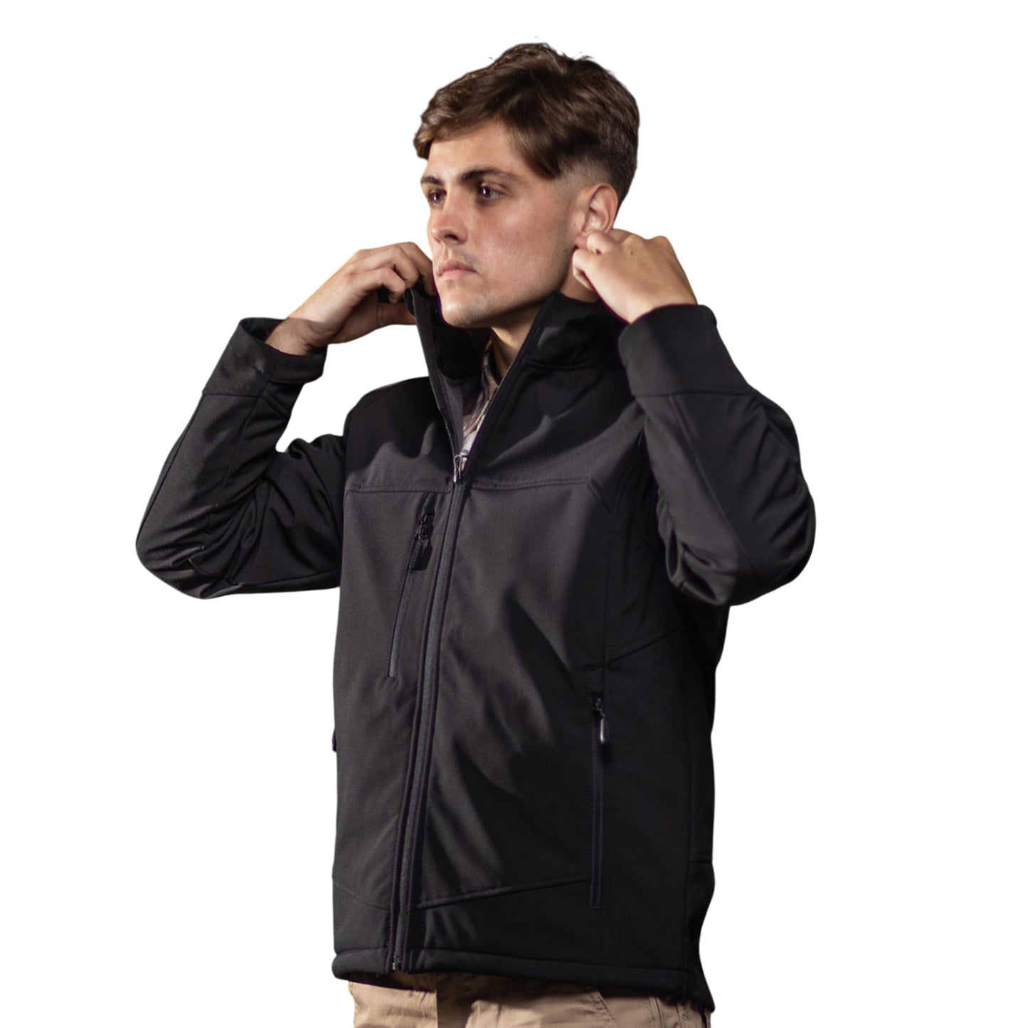 Black - Lifestyle - Portwest Mens KX3 Bomber Jacket