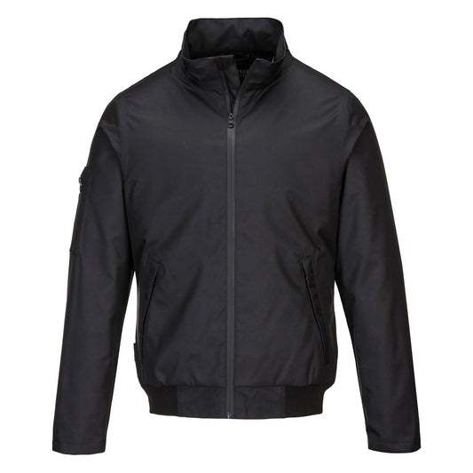 Black - Front - Portwest Mens KX3 Bomber Jacket