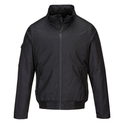 Black - Front - Portwest Mens KX3 Bomber Jacket