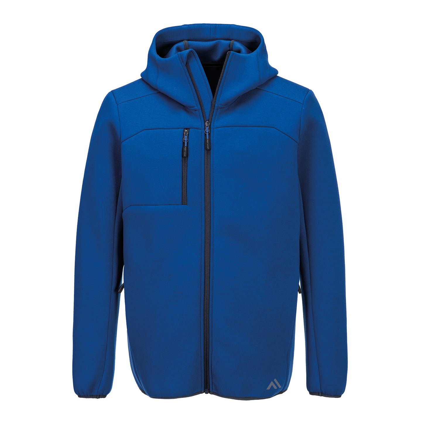 Blue - Front - Portwest Mens KX3 Sport Full Zip Hoodie