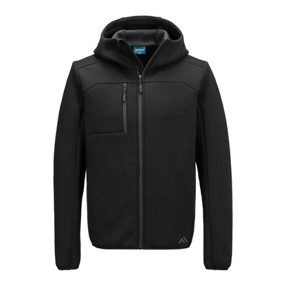 Black - Front - Portwest Mens KX3 Sport Full Zip Hoodie